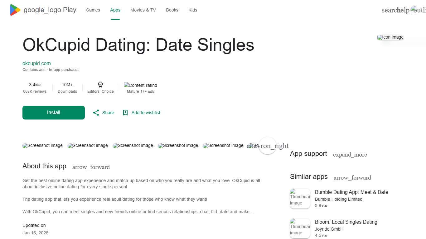 OkCupid Dating: Date Singles - Apps on Google Play